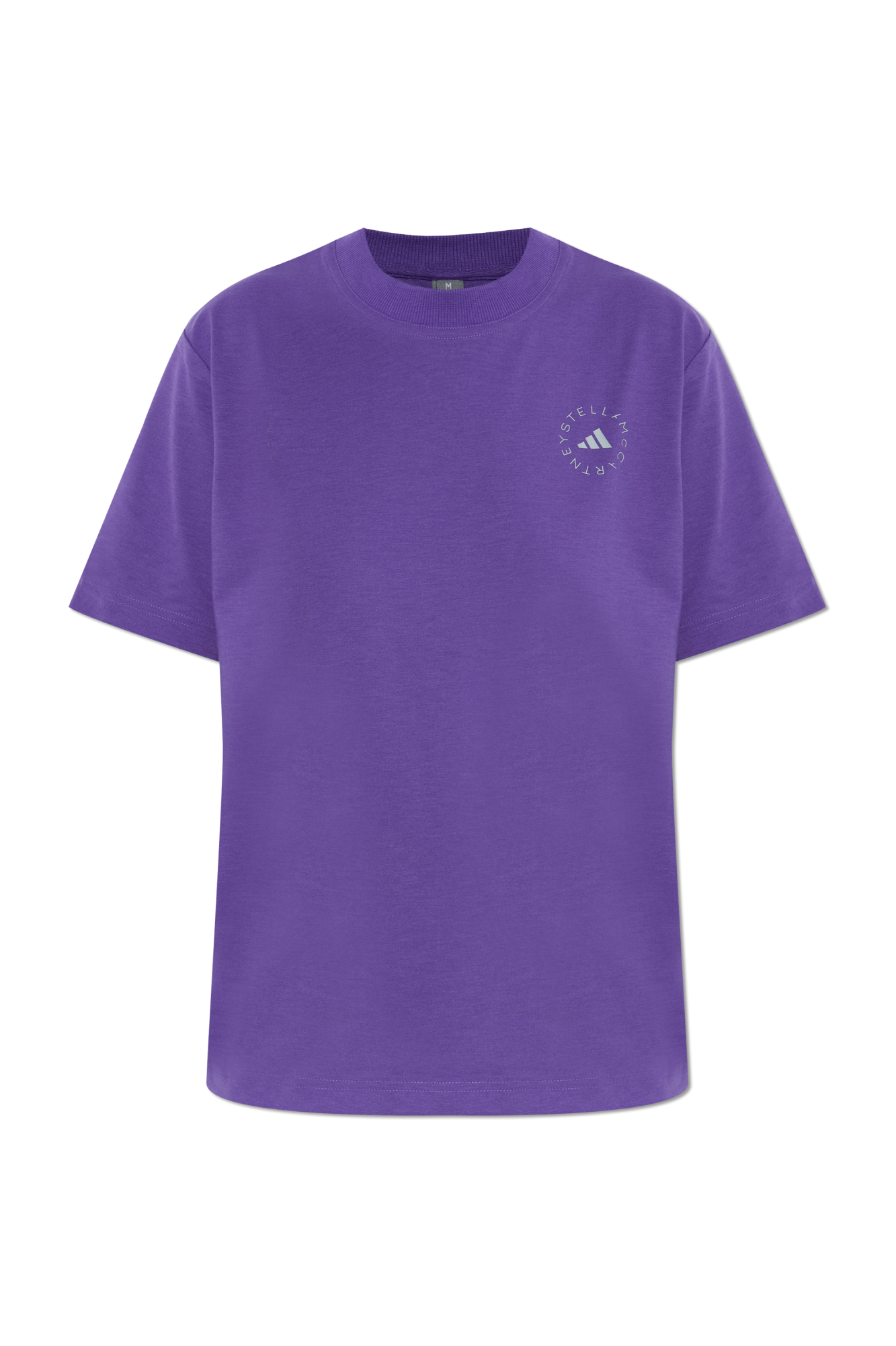 Purple T-shirt with logo ADIDAS by Stella McCartney - Vitkac